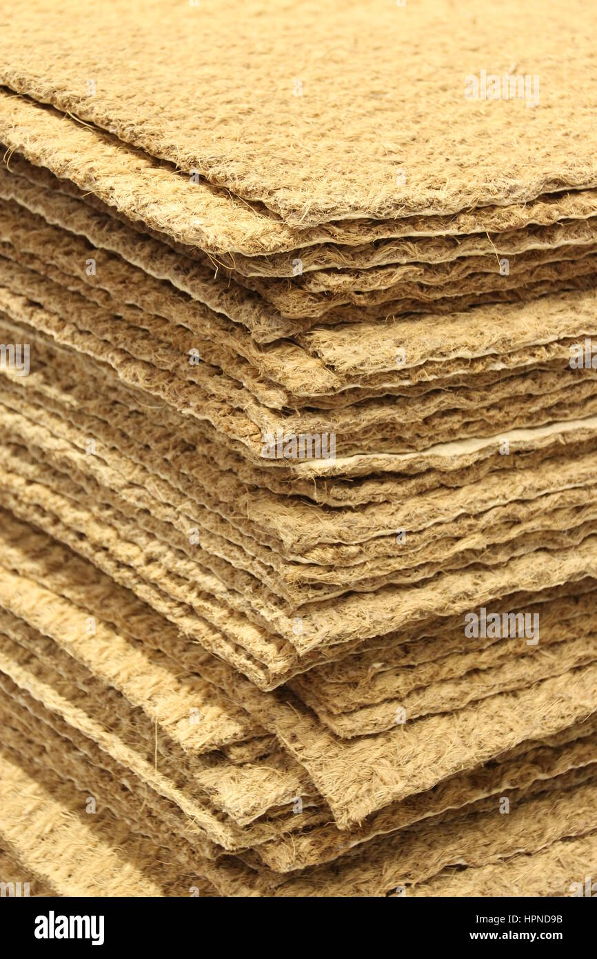 Stack Of Home Coir Doormat Stock Photo 134466455 Alamy