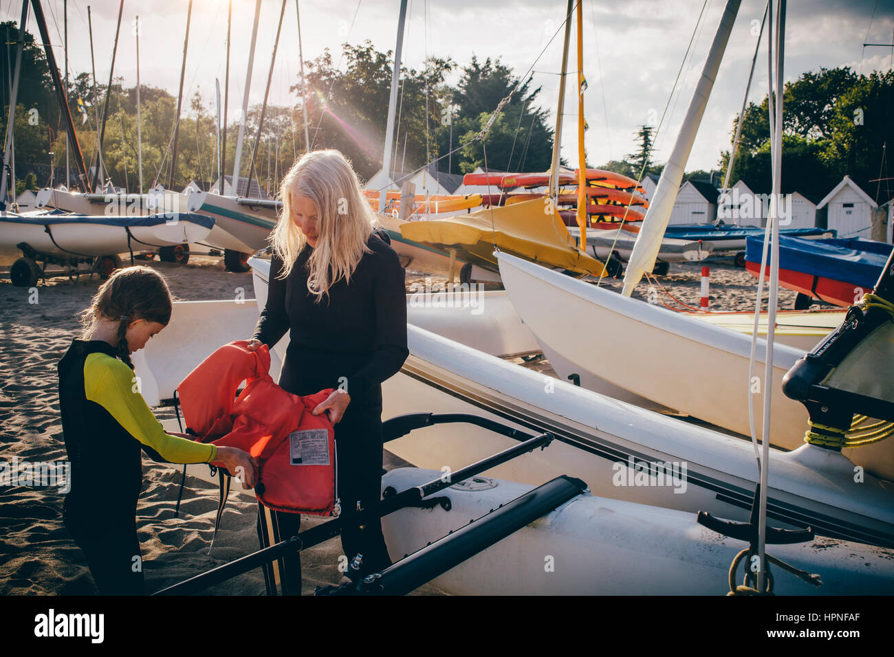 Lifejacket Girl High Resolution Stock Photography and Images - Alamy