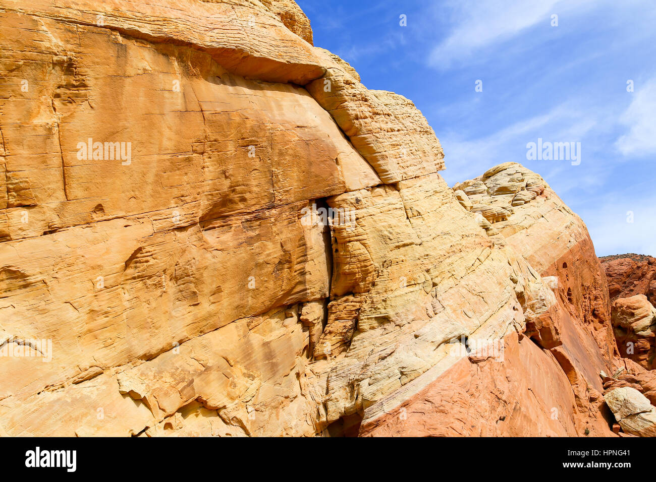Colorful Rocks in the Valley of Fire State Park in Nevada, USA Stock ...