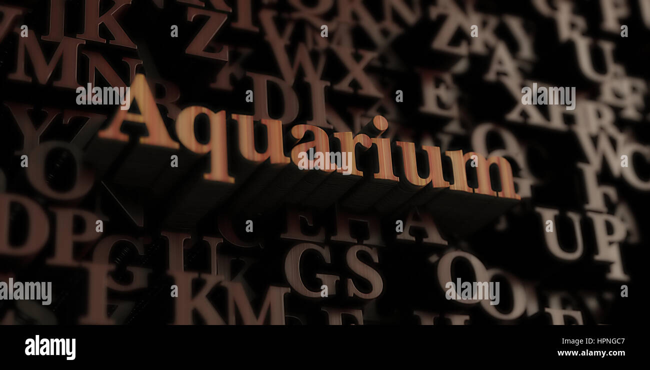 Aquarium typography hi-res stock photography and images - Alamy