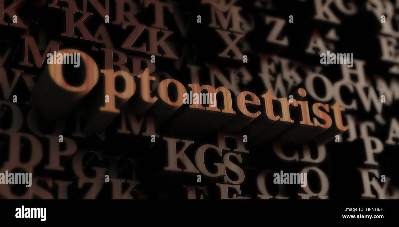 Optometry Funky Letters Optometrist Illustration High Resolution Stock Photography and Images ...