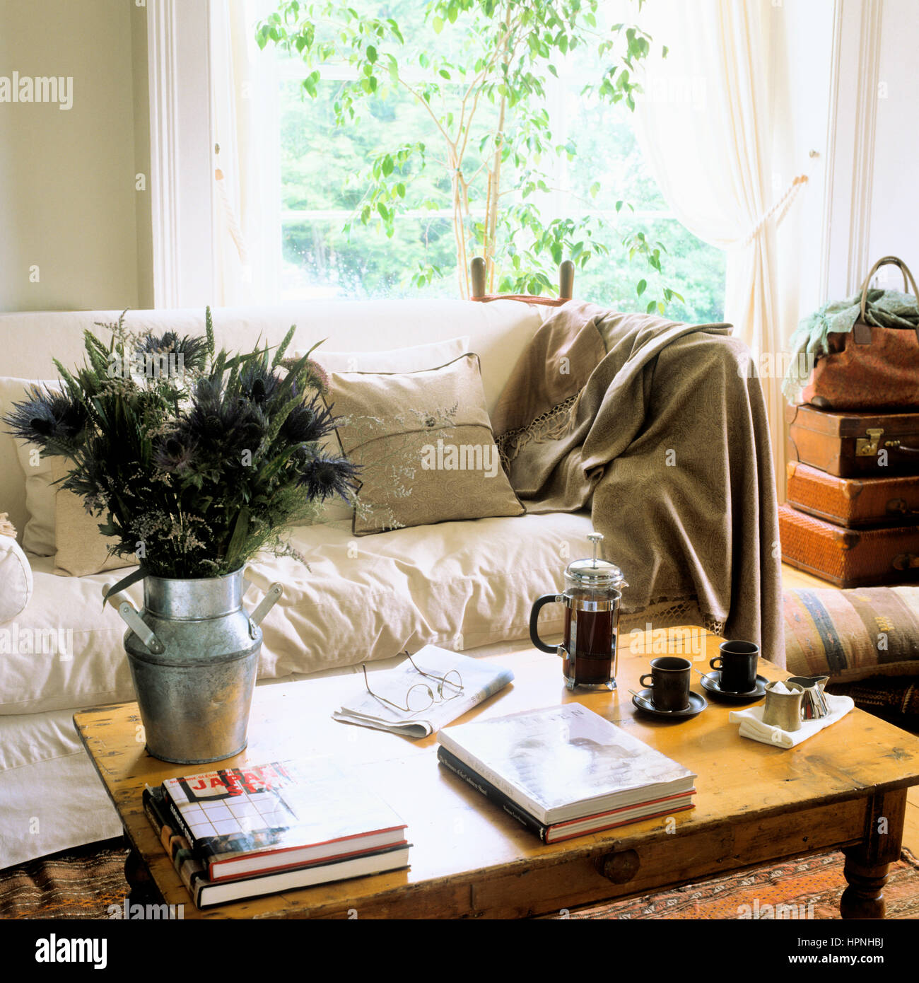 A contemporary living room. Stock Photo