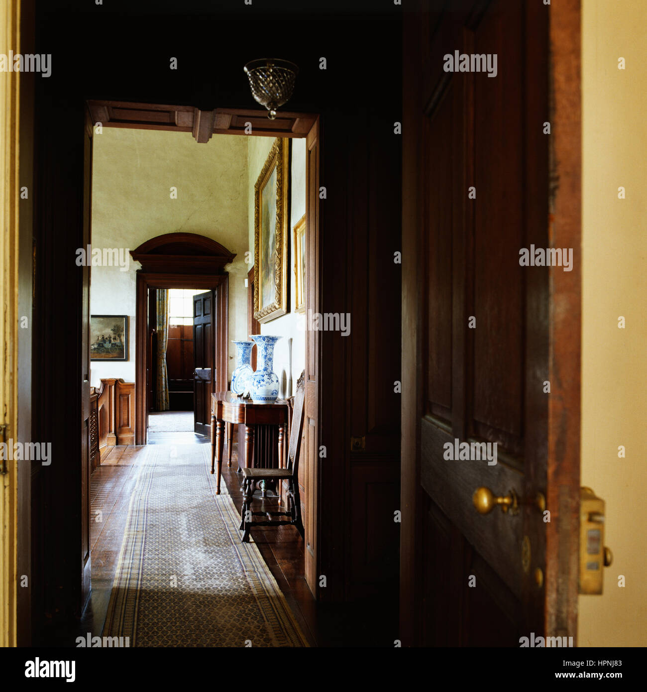 An Open Door To A Hallway Stock Photo 134470339 Alamy