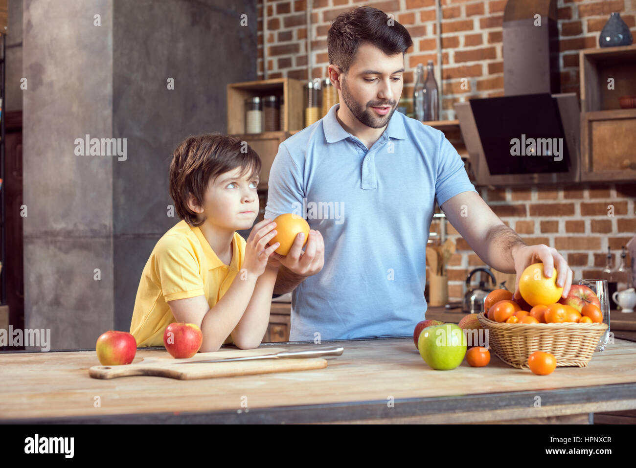 Selecting fruits hi-res stock photography and images - Alamy
