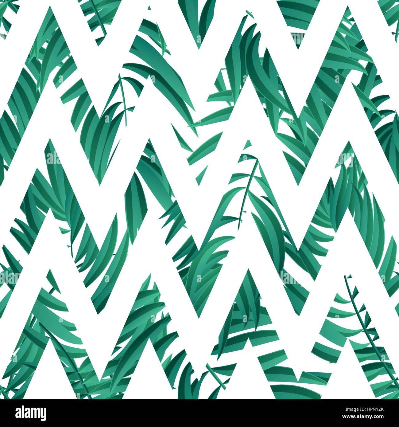 Tropical Palm leaves. seamless Stock Vector Image & Art - Alamy