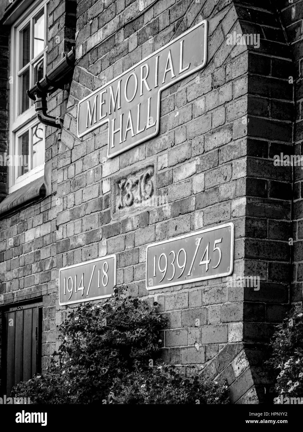 Victoria hall sign Black and White Stock Photos & Images Alamy
