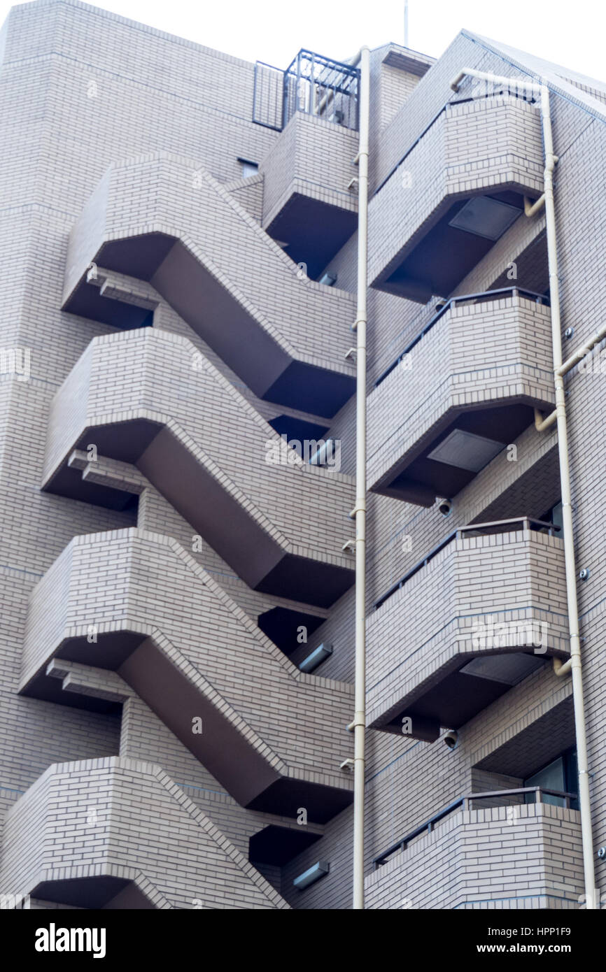 High Rise Apartment Stairs High Resolution Stock Photography and Images : The amazing image capturing an beautiful landscape. The colors are just striking and mix flawlessly. Its arrangement is fantastic, and its details are also highly sharp.