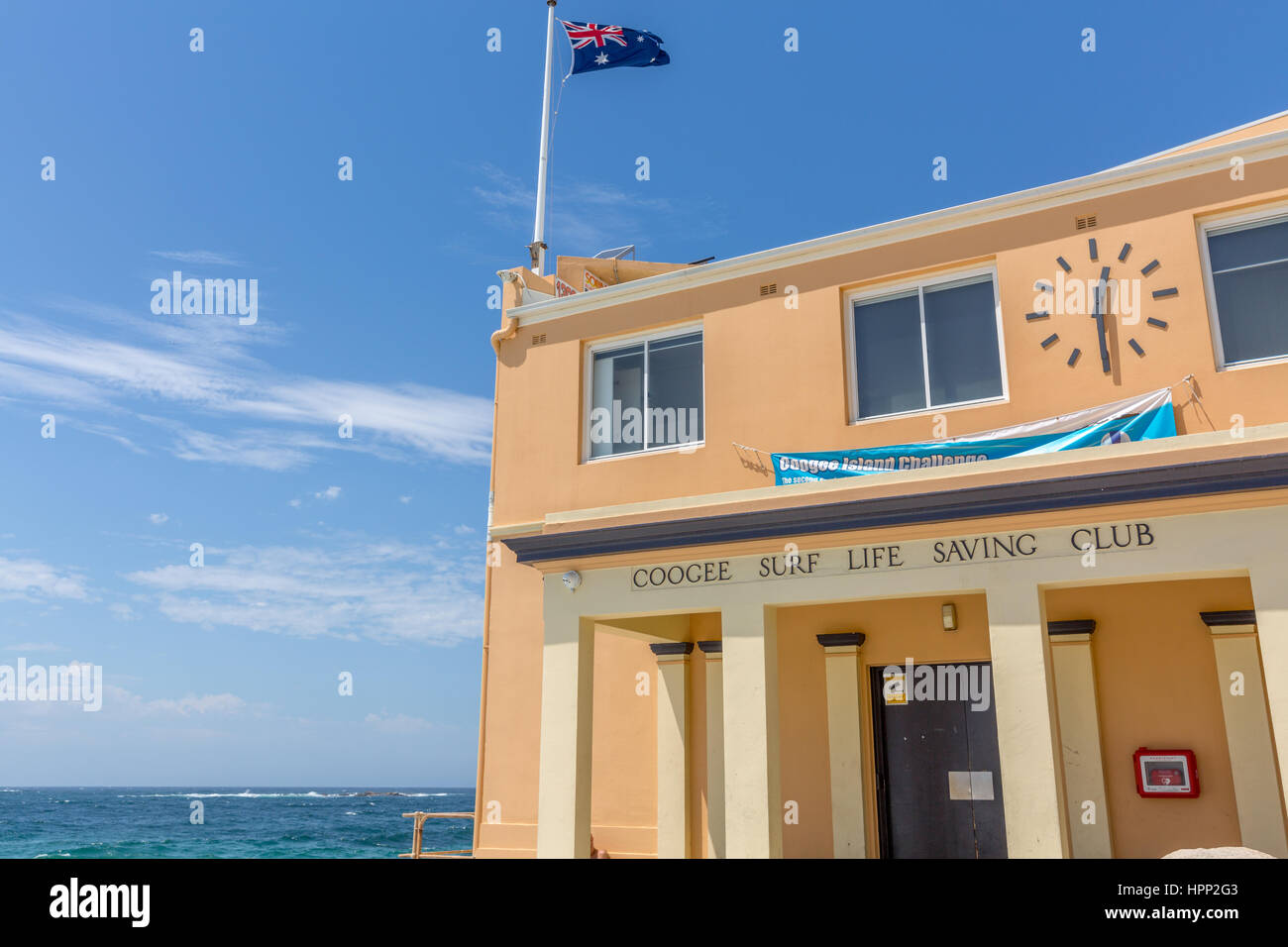 Coogee Beach Surf Life saving club, Coogee,Sydney,Australia Stock Photo