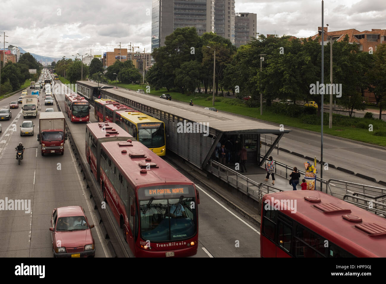 Transmilenio Bus Bogota High Resolution Stock Photography And Images Alamy