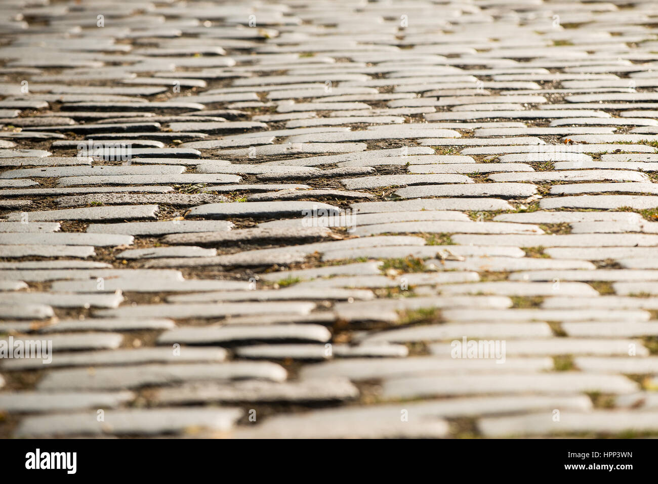 Cobblestone Road Surface Stock Photo - Alamy