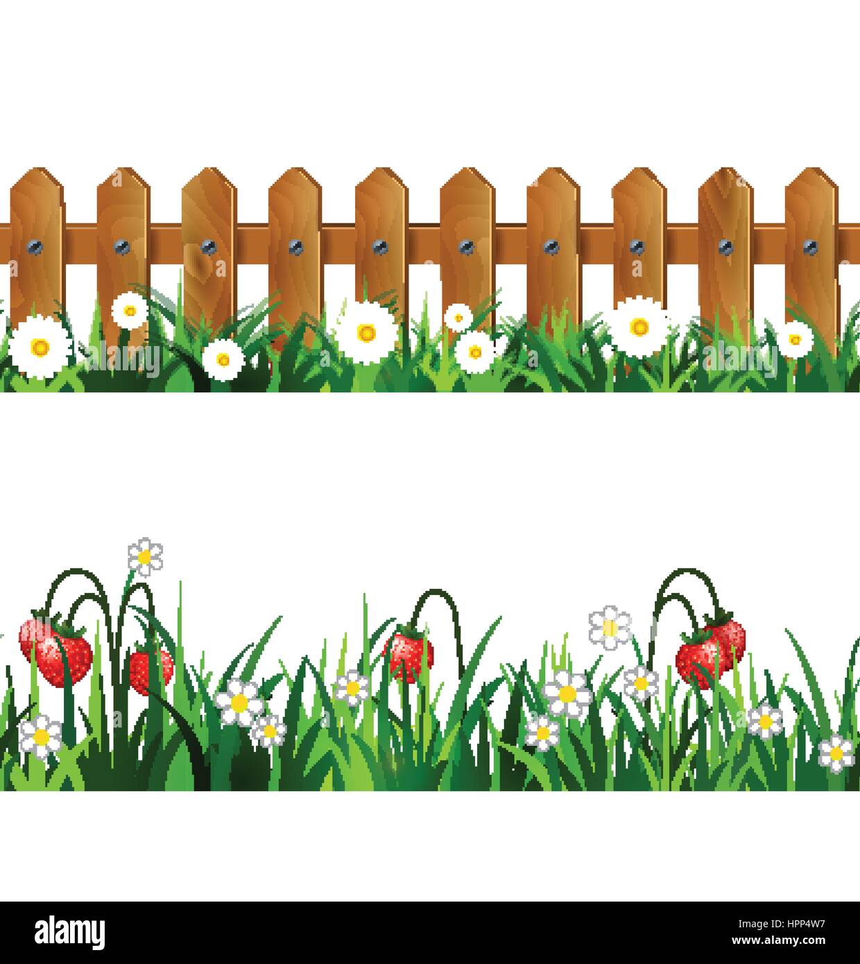 Green Grass seamless set Stock Vector Image & Art - Alamy