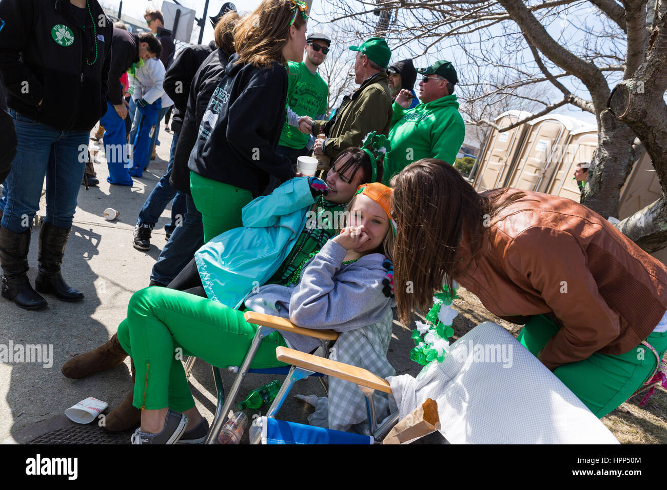 st patrick day parade in newport rhode island