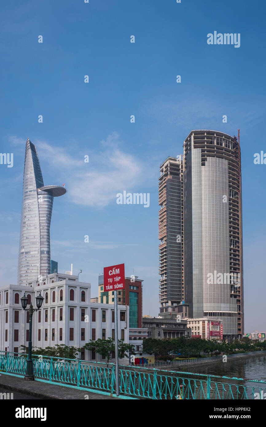 Bitexco Financial Tower, Ho Chi Minh City, Vietnam Stock Photo