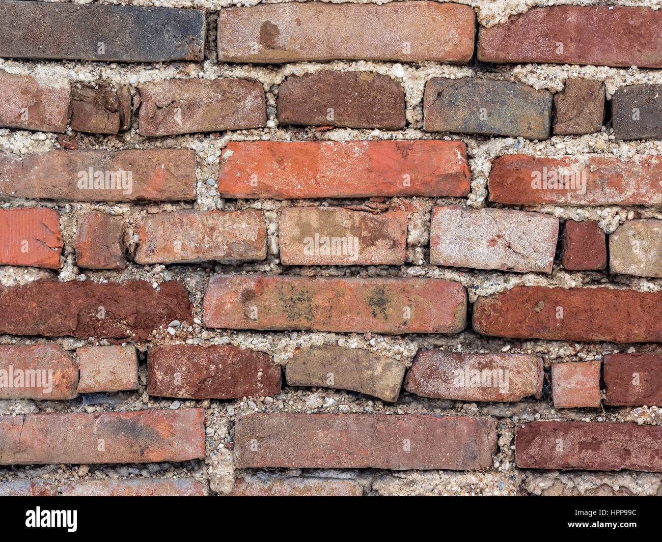 Brick wall, close-up Stock Photo