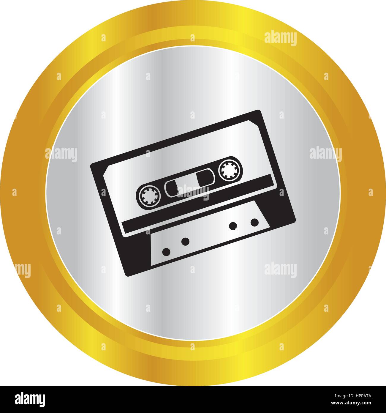 cassette old music icon Stock Vector Image & Art - Alamy