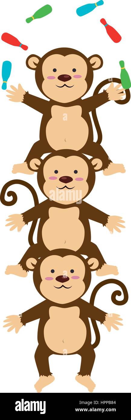 pix Monkey Circus Animals Cartoon https www alamy com stock photo cute monkey circus animal 134486804 html