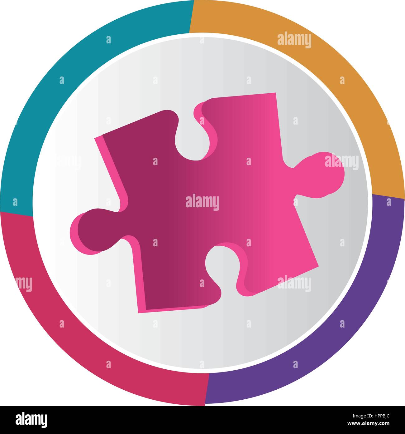 puzzle game pieces isolated icon Stock Vector Image & Art - Alamy
