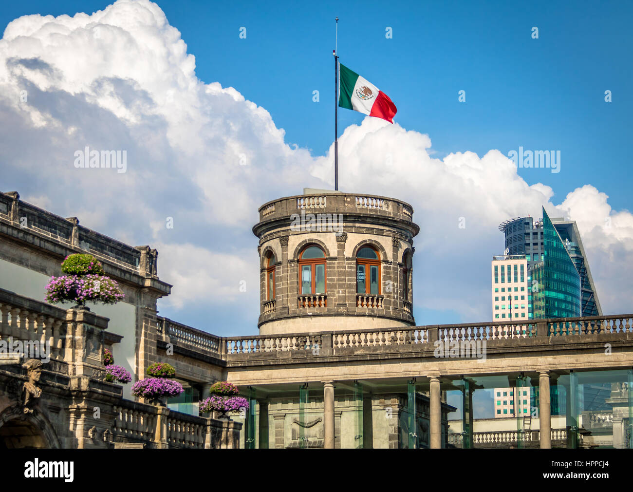 Chapultepec castle - Mexico city, Mexico Stock Photo