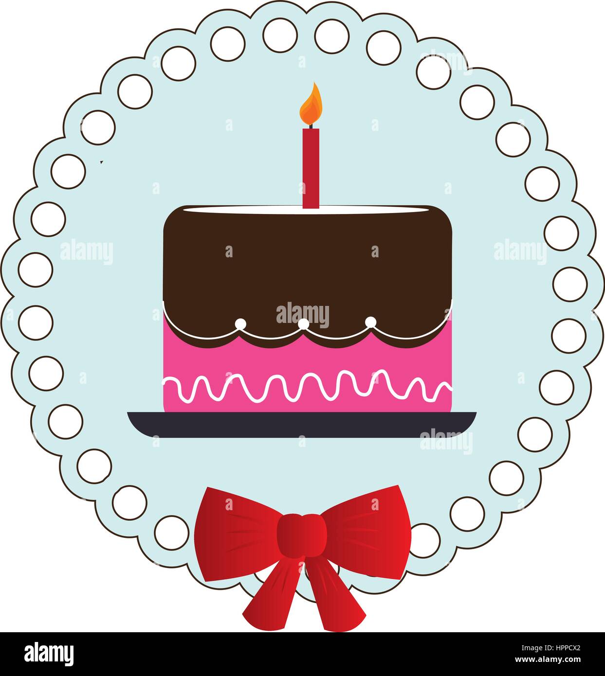 sweet cake celebration icon Stock Vector Image & Art - Alamy