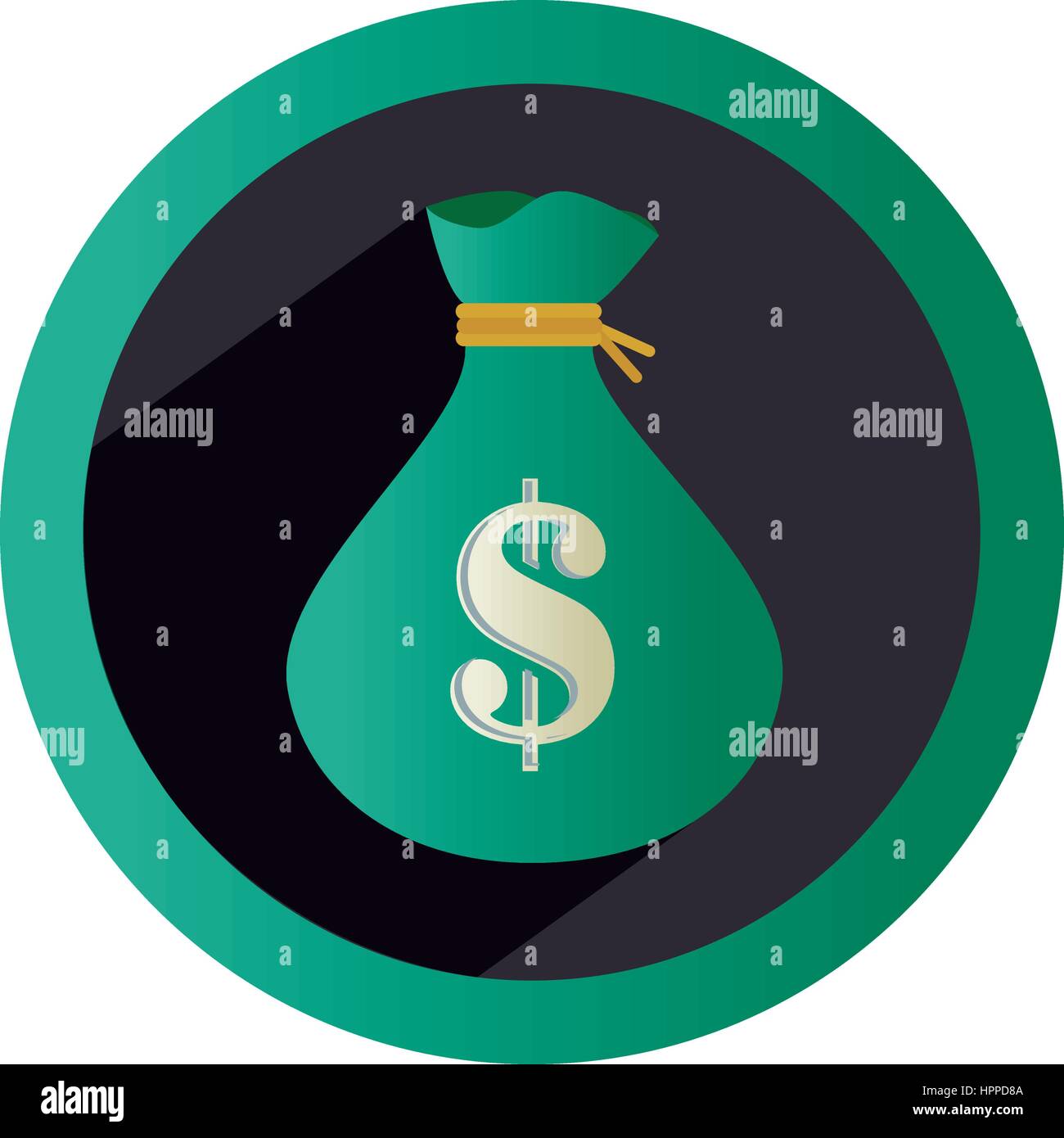 money bag isolated icon Stock Vector Image & Art - Alamy