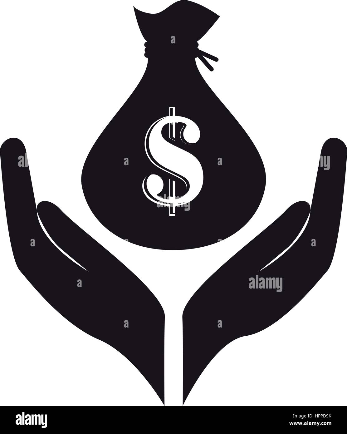 money bag isolated icon Stock Vector Image & Art - Alamy