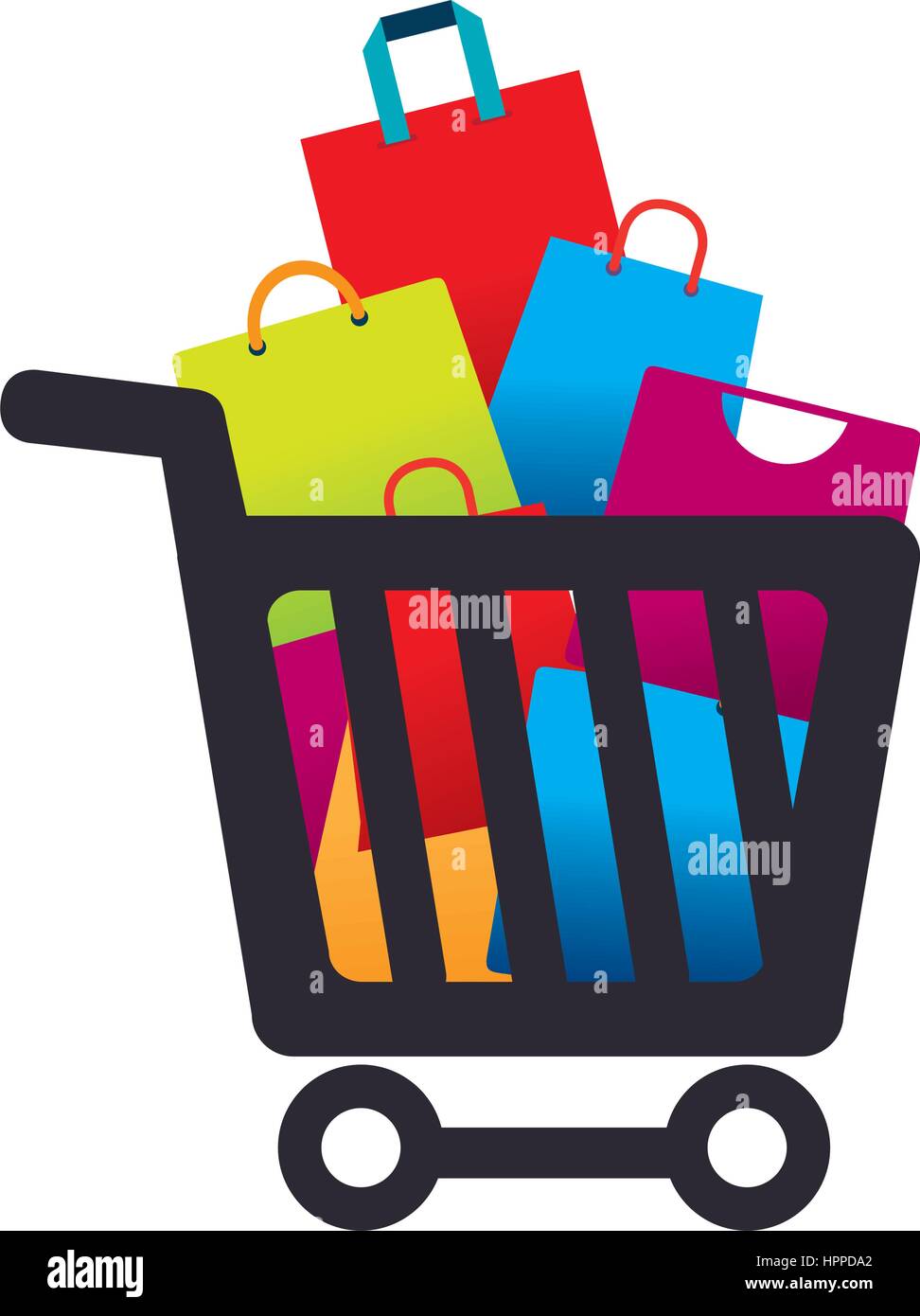 cart shopping commercial icon Stock Vector Image & Art - Alamy