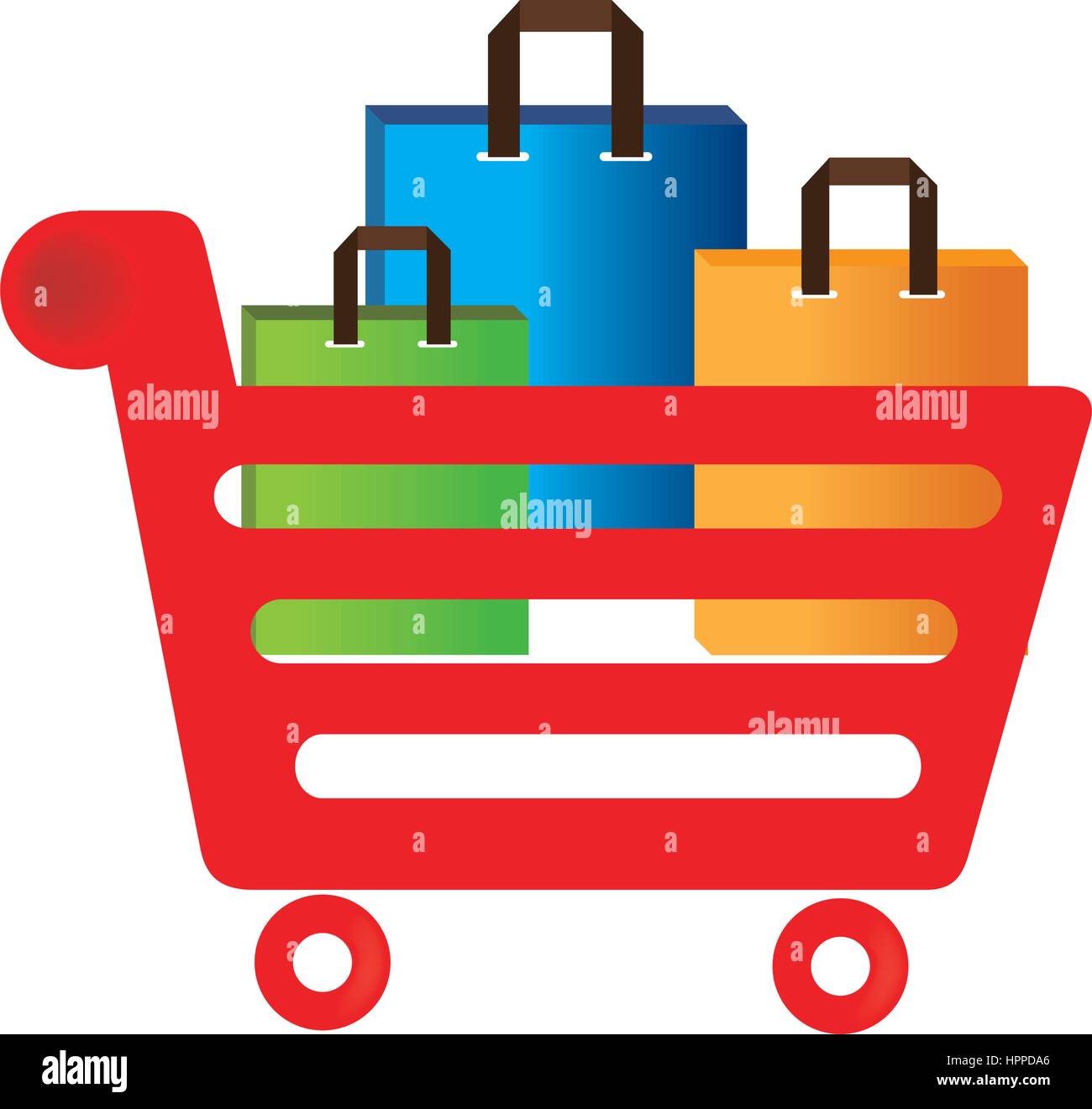 cart shopping commercial icon Stock Vector Image & Art - Alamy