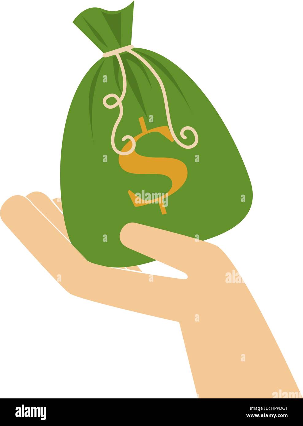 money bag isolated icon Stock Vector Image & Art - Alamy