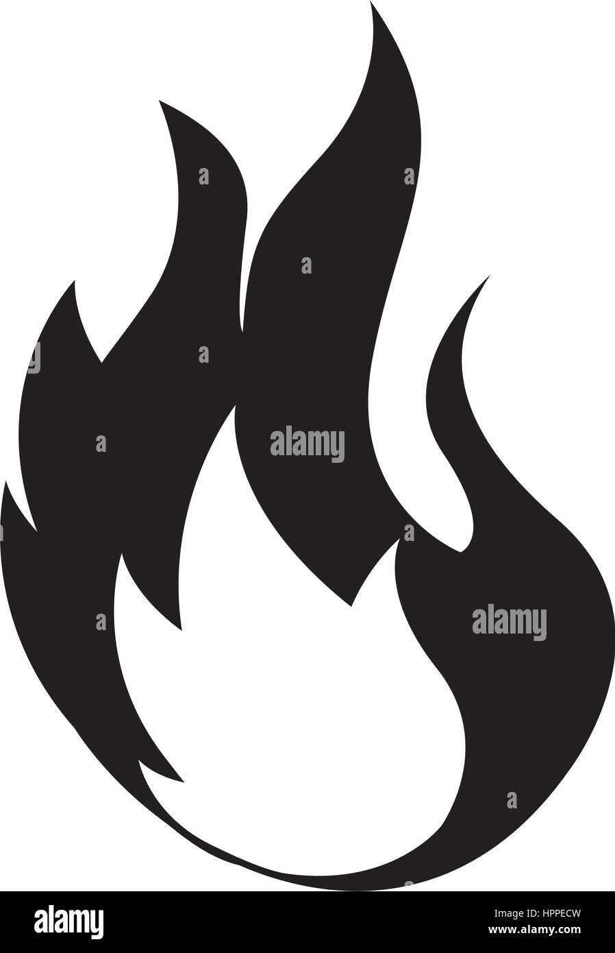 fire flame sign icon Stock Vector Image & Art - Alamy