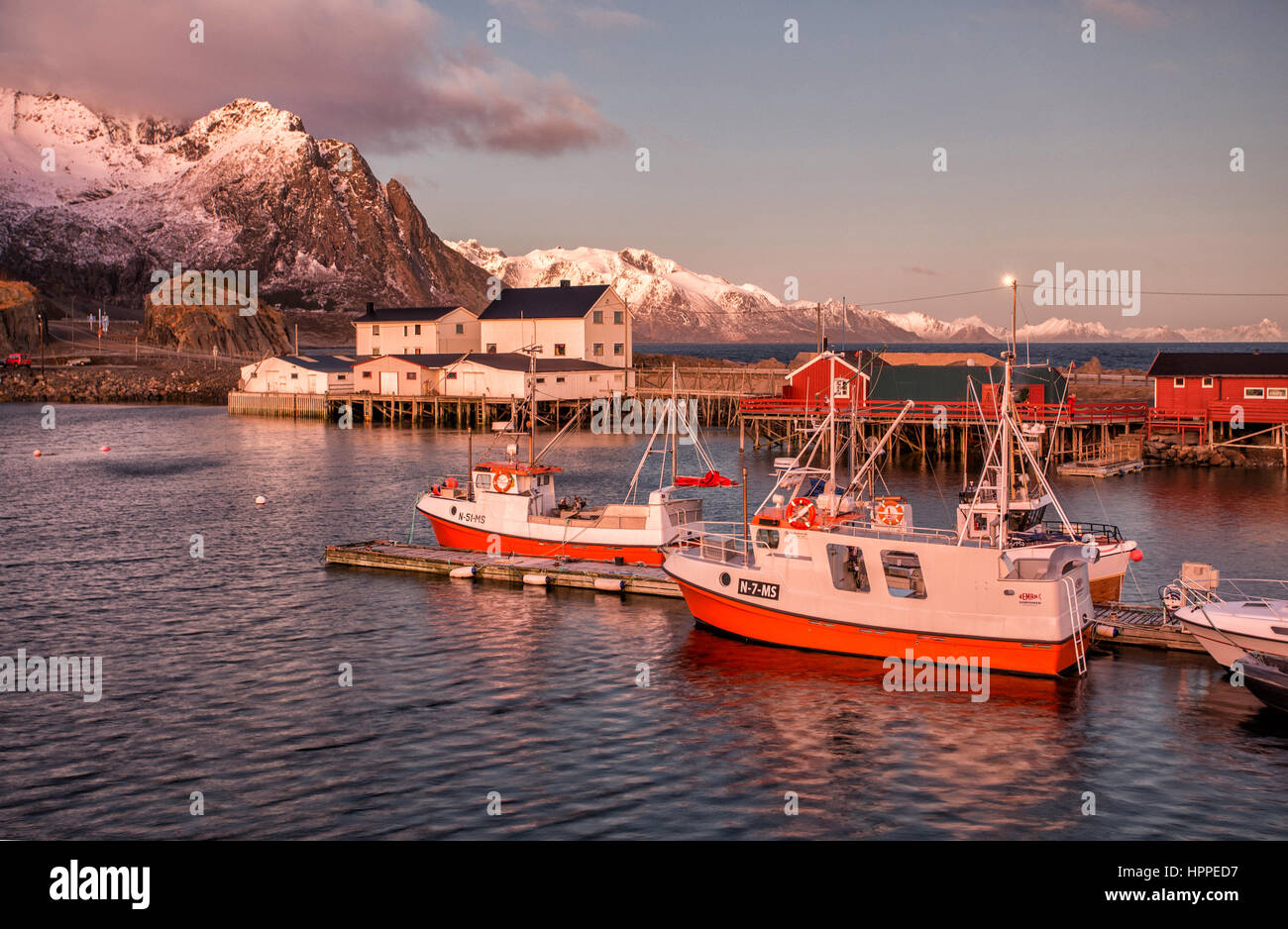 Hamnoy village, Lofoten Islands, Norway, Europe Stock Photo Alamy