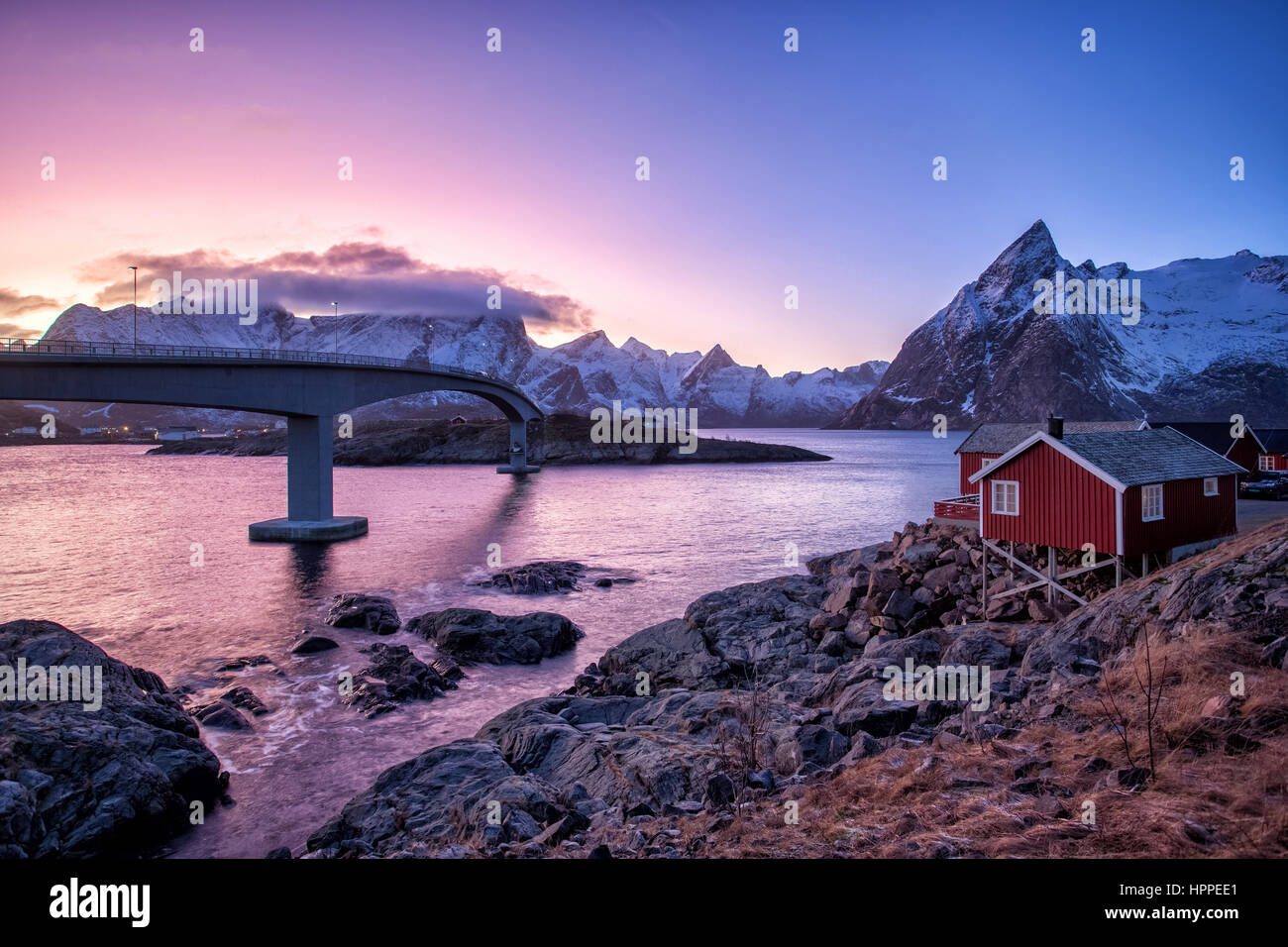 Hamnoy village, Lofoten Islands, Norway, Europe Stock Photo Alamy