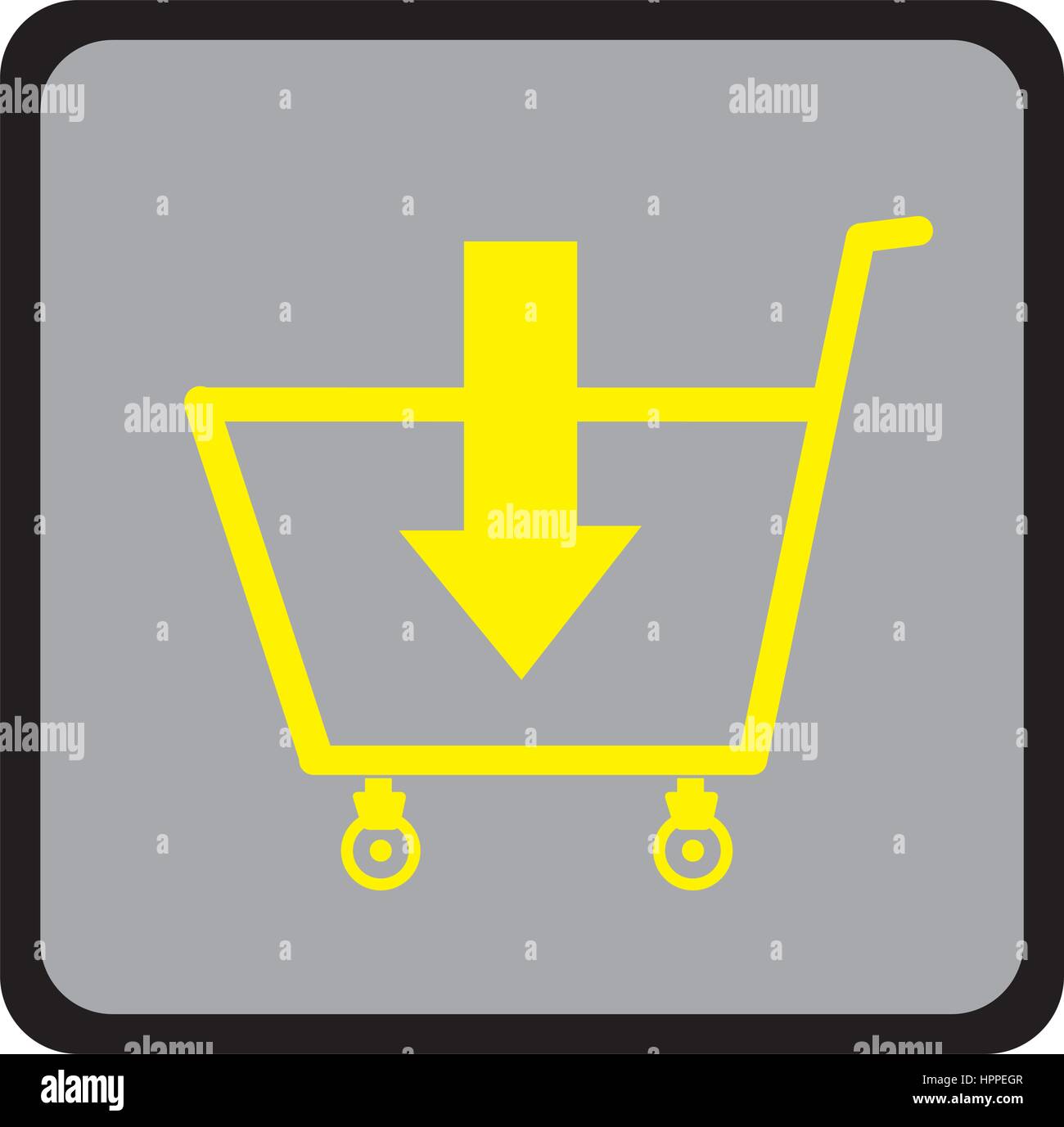 cart shopping commercial icon Stock Vector Image & Art - Alamy
