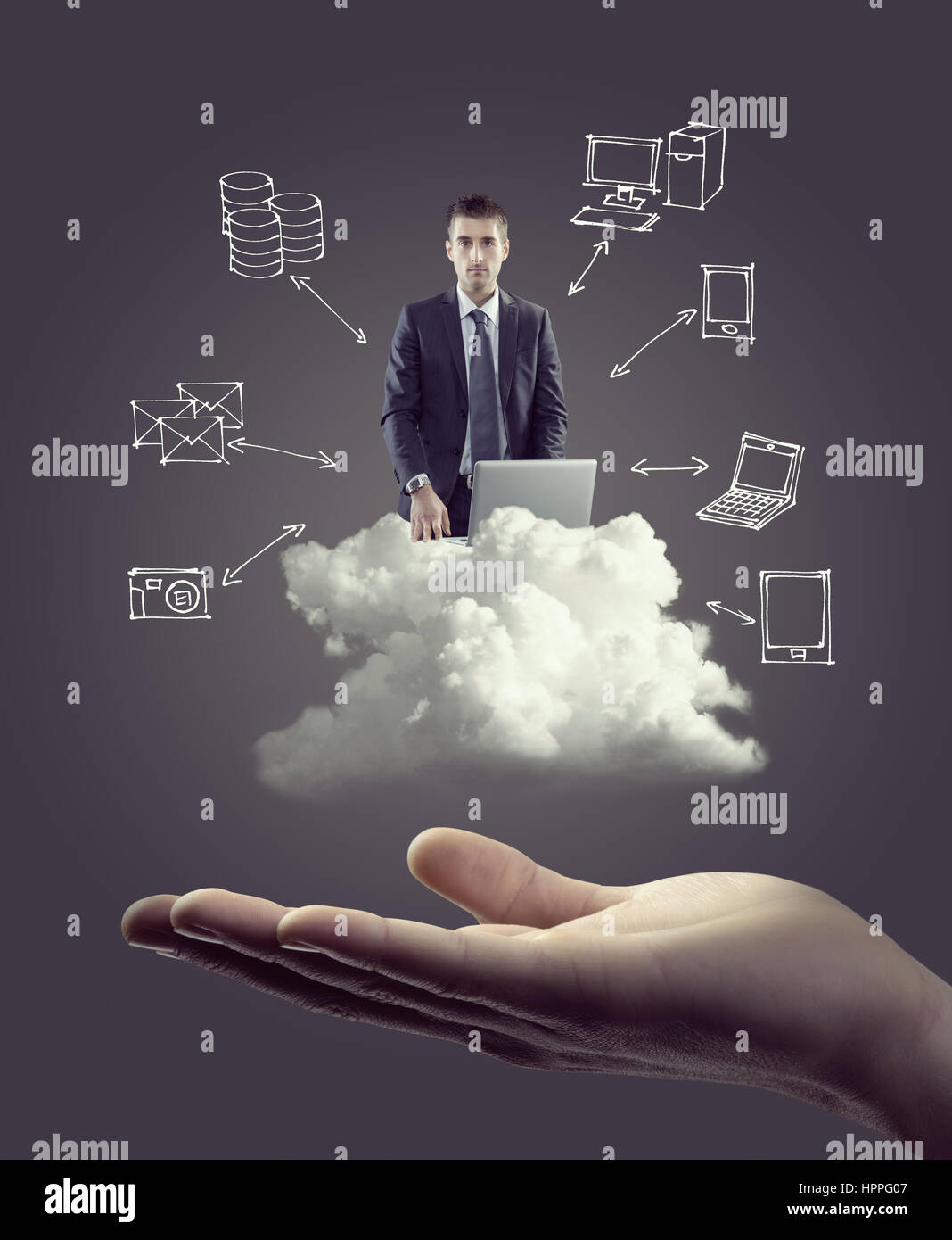 Hand Drawn Laptop High Resolution Stock Photography and Images - Alamy