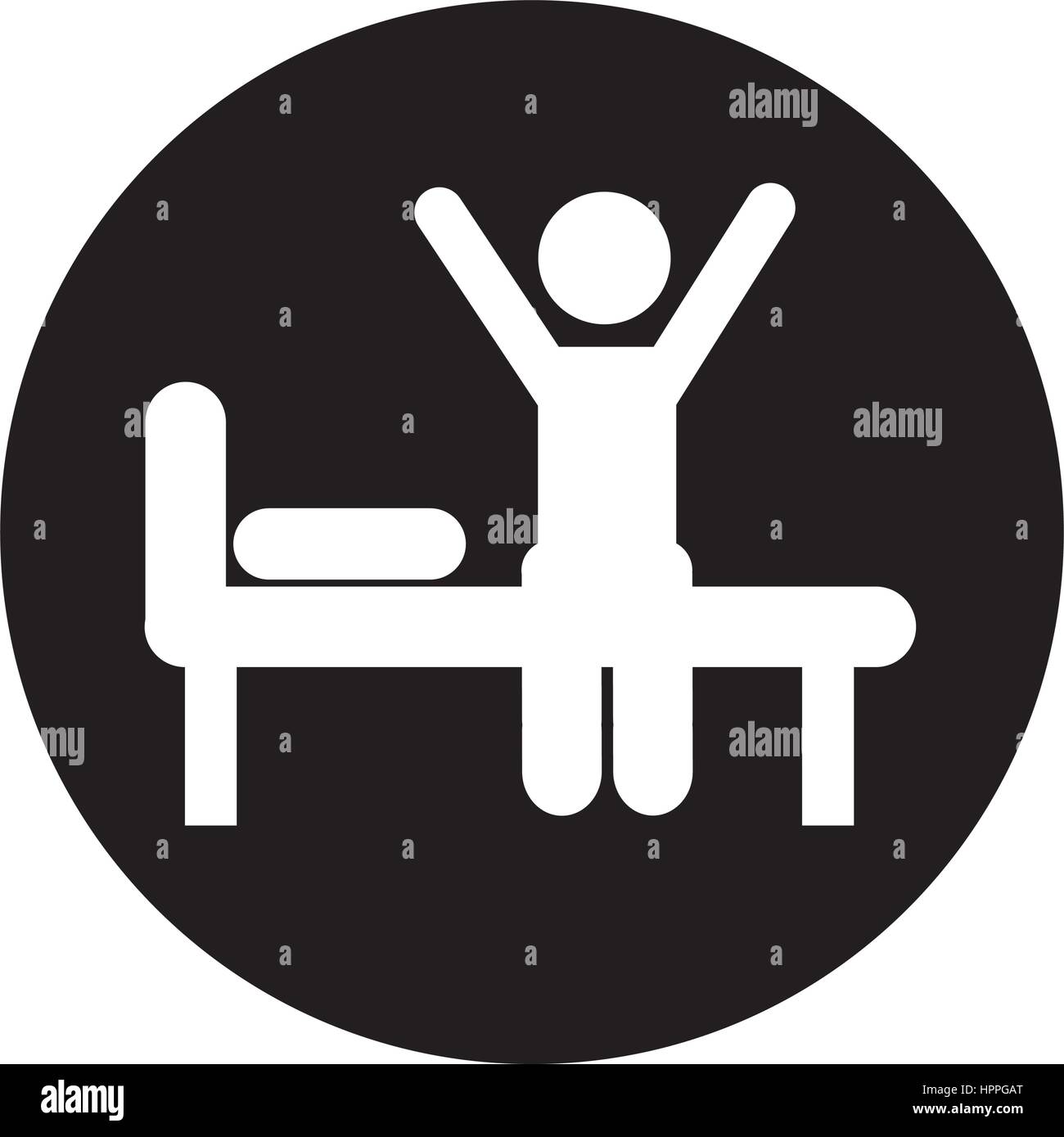 bed silhouette isolated icon Stock Vector Image & Art - Alamy