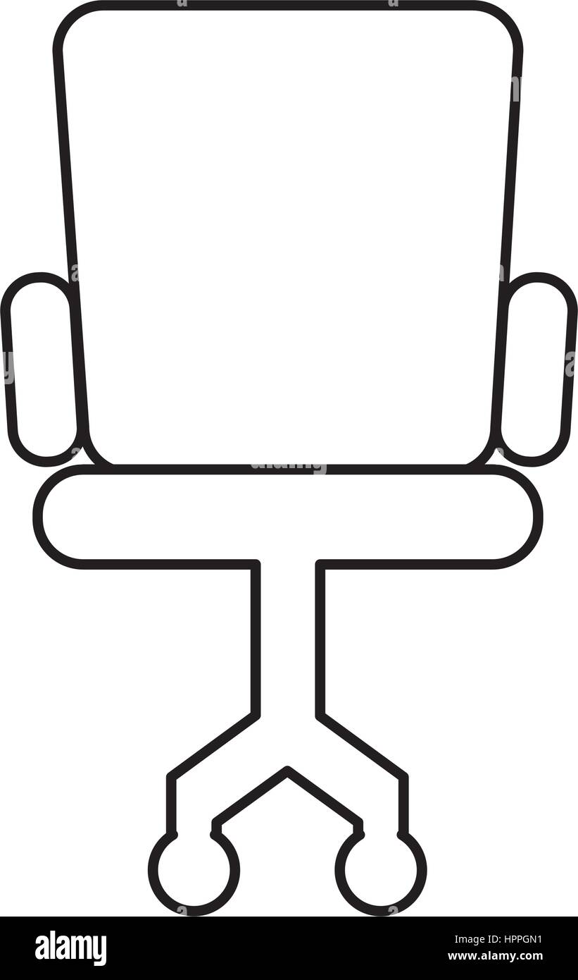 office chair isolated icon Stock Vector Image & Art - Alamy