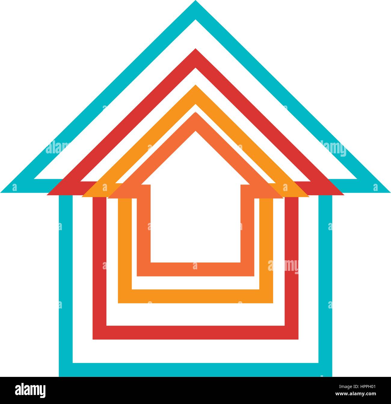 real estate house icon Stock Vector Image & Art - Alamy