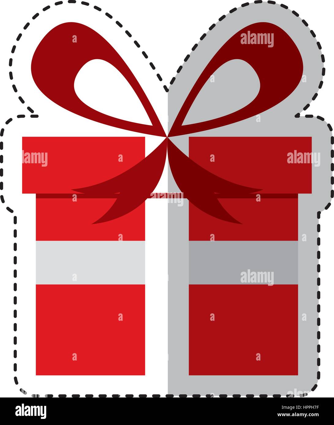 gift box present icon Stock Vector Image & Art - Alamy
