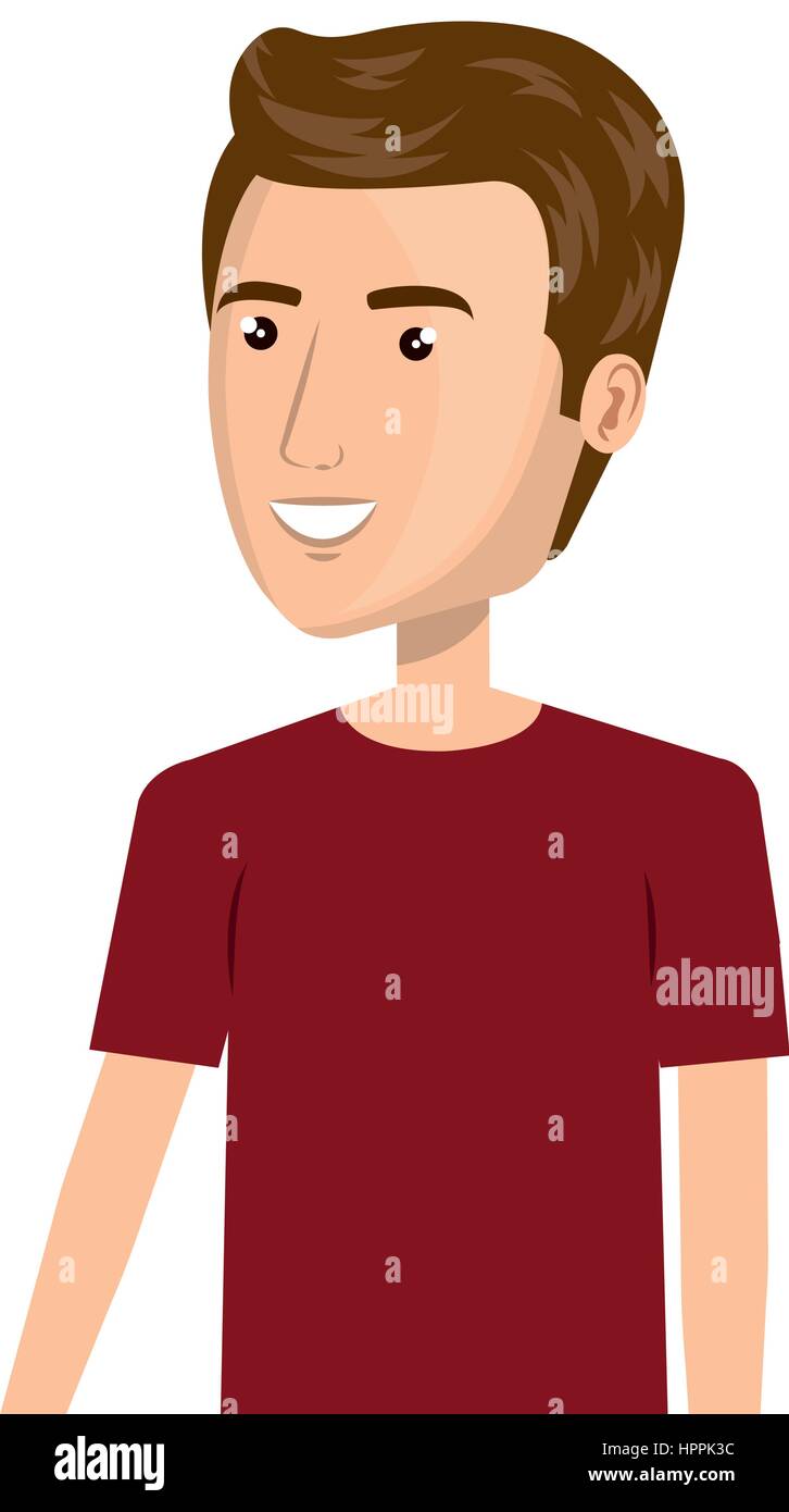 Cartoon face black man half hi-res stock photography and images - Alamy