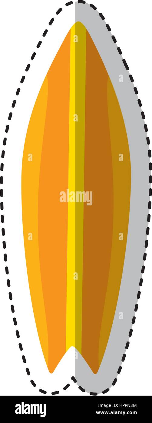 surf board isolated icon Stock Vector Image & Art - Alamy