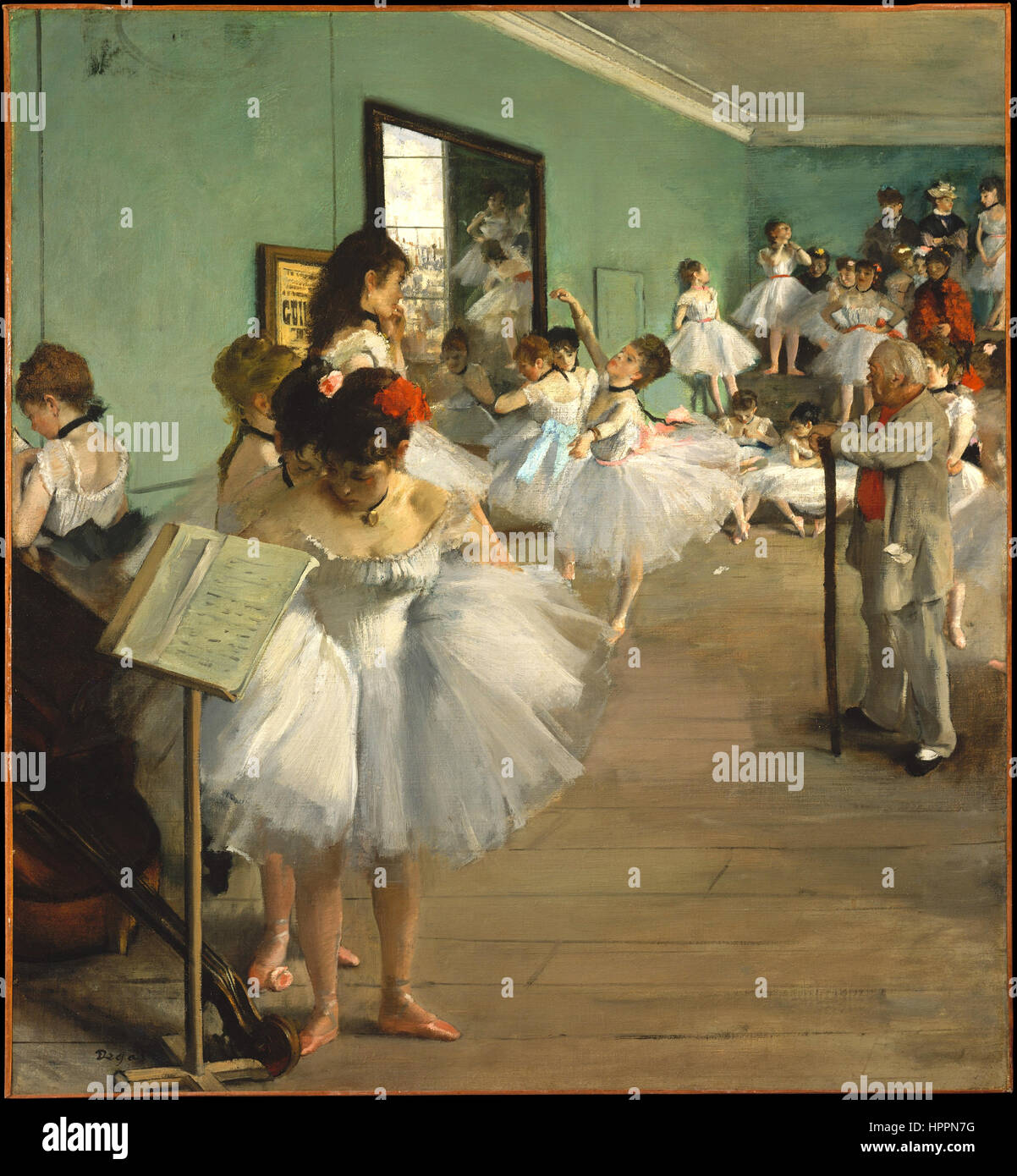 Edgar Degas Artwork Hi Res Stock Photography And Images Alamy The Dance Class Painting By Edgar Degas HPPN7G