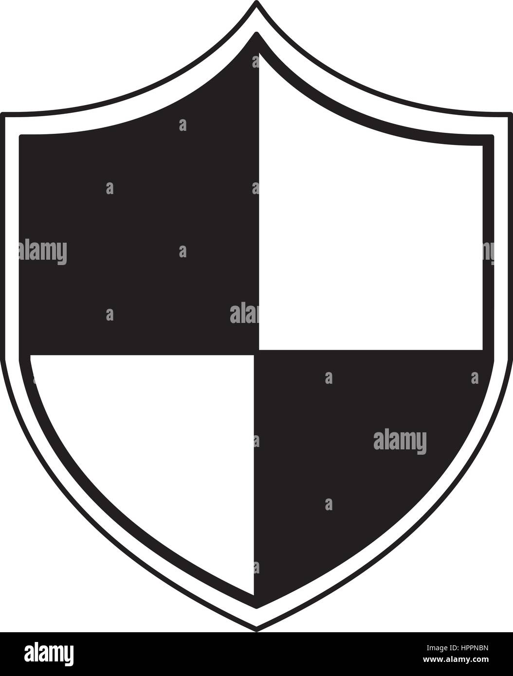 shield security isolated icon Stock Vector Image & Art - Alamy