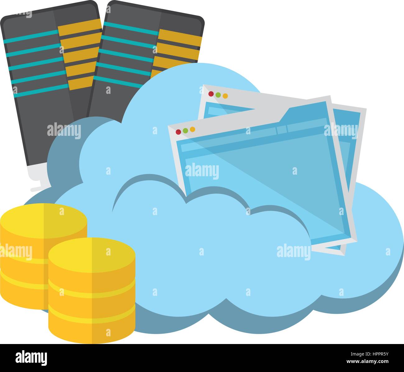Cloud computing technology Stock Vector Image & Art - Alamy