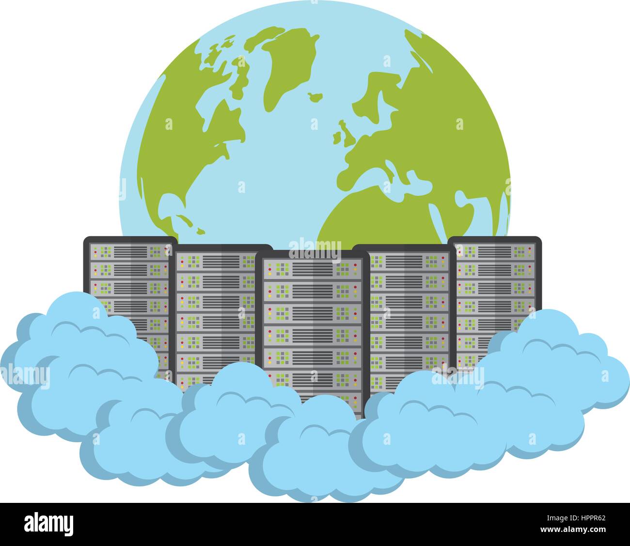 Cloud computing technology Stock Vector Image & Art - Alamy