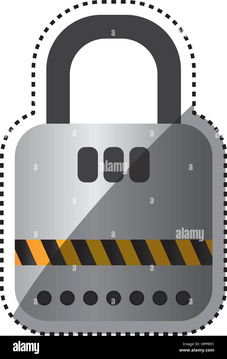 Padlock security symbol Stock Vector Image & Art - Alamy