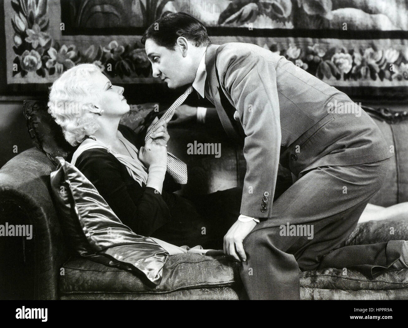 PLATINUM BLONDE 1931 Columbia film with Jean Harlow and Robert Williams Stock Photo