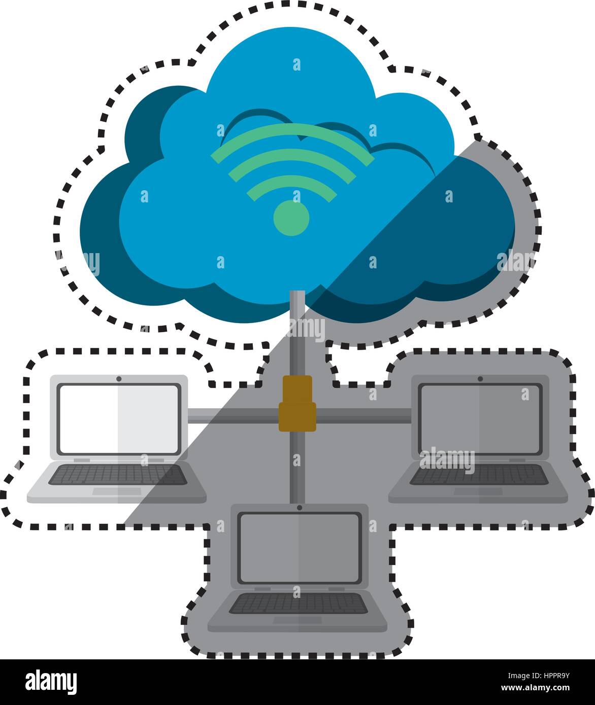 Cloud computing technology Stock Vector Image & Art - Alamy