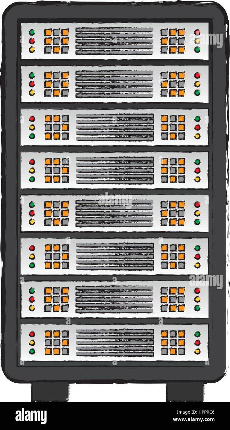 Database storage computer Stock Vector Image & Art - Alamy