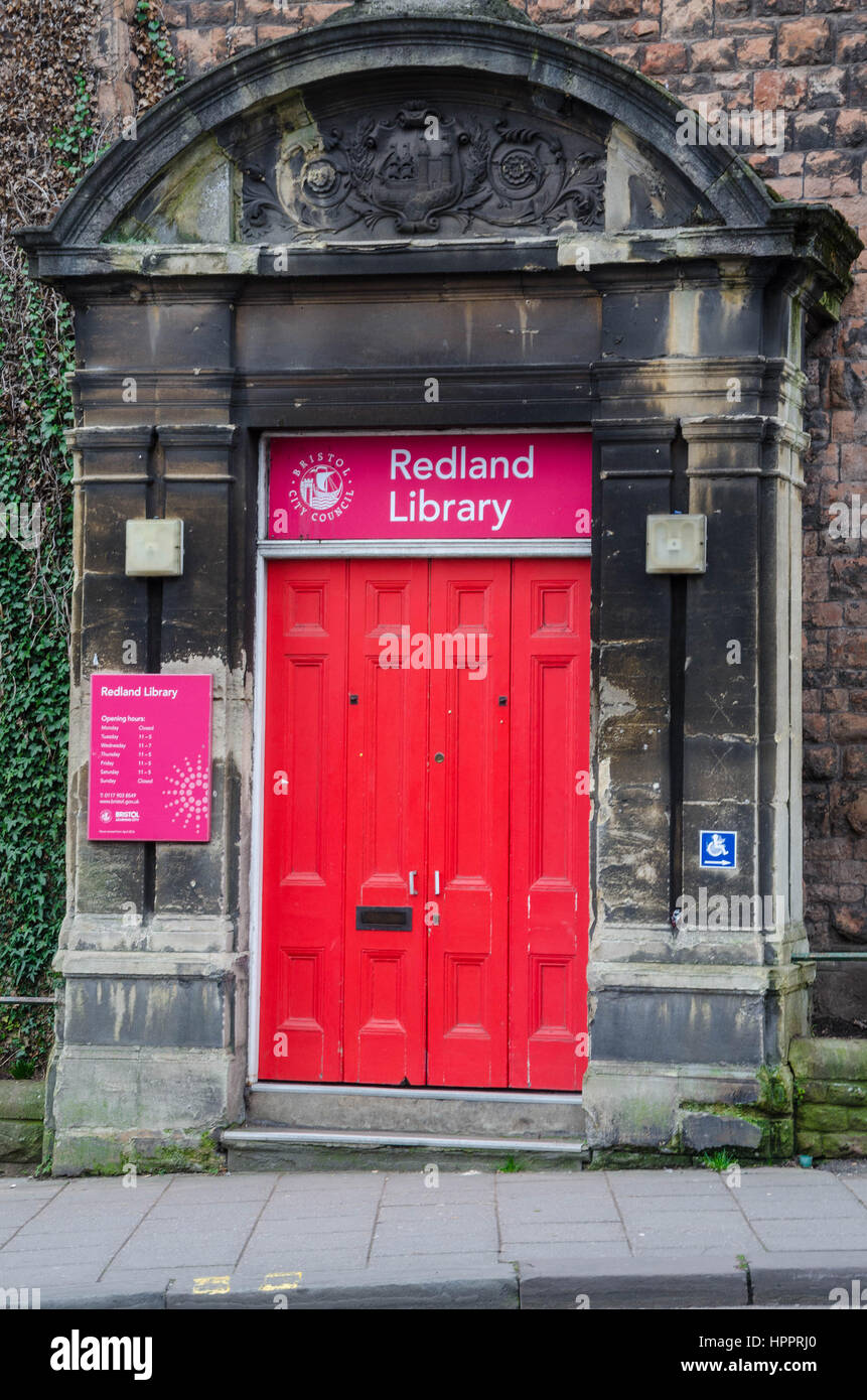 Redland library on Whiteladies Road, Bristol Stock Photo Alamy