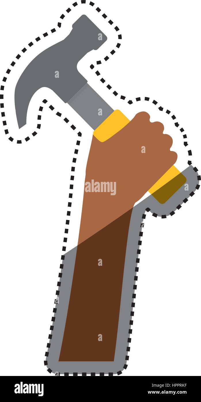Hammer construction tool Stock Vector Image & Art - Alamy