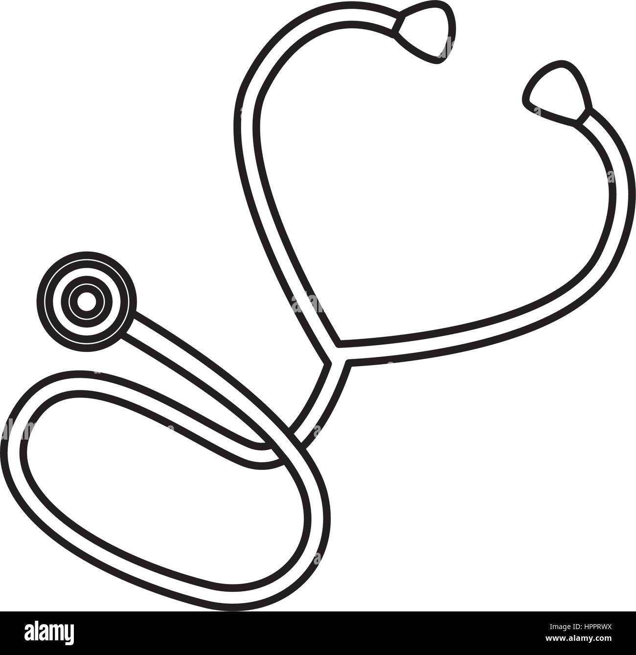 Medical stethoscope symbol Stock Vector Image & Art - Alamy